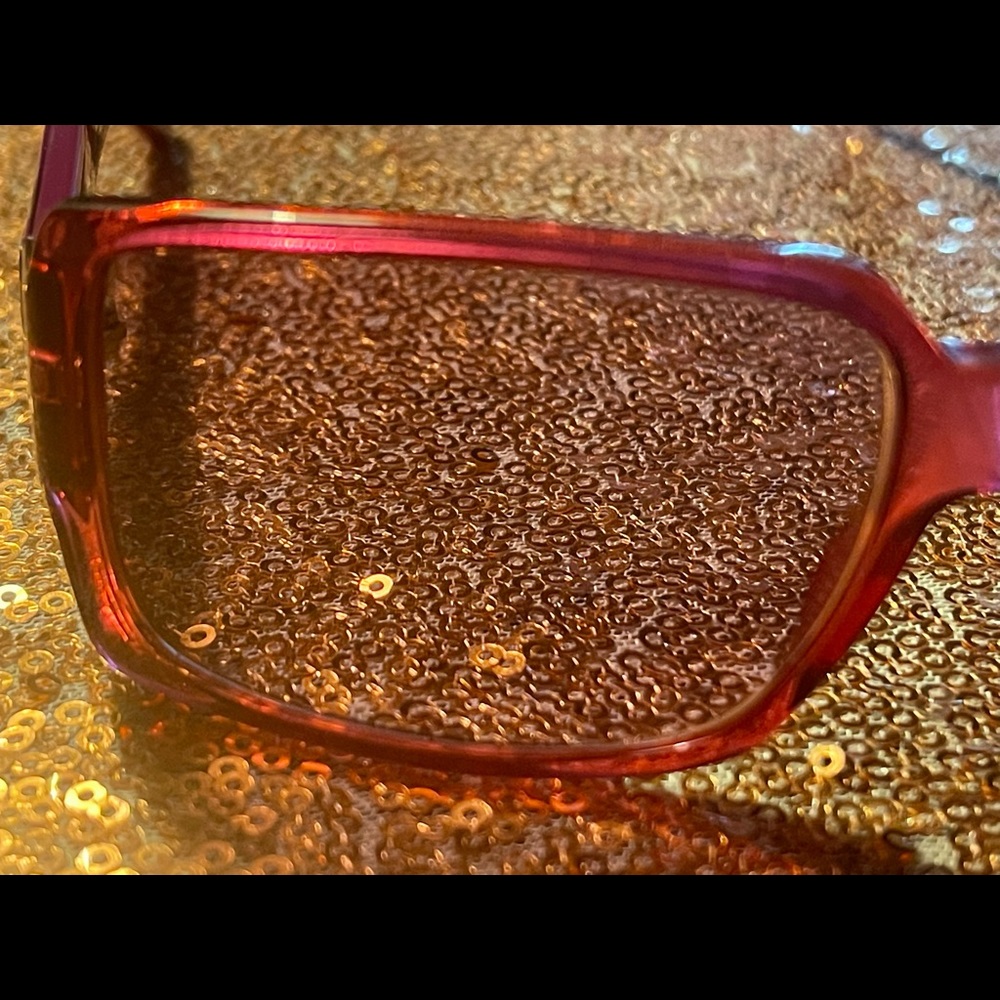 Vintage Gucci Hard To Find Pink Rectangular Sungl… - image 5